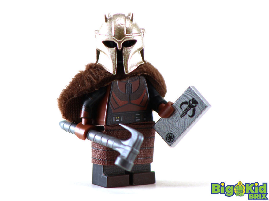 Big Kid Brix Custom LEGO® Minifigure – MANDALORIAN ARMORER Star Wars Collectible