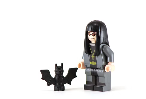 OZZY GODFATHER OF HEAVY METAL Custom Printed on LEGO® Minifigure