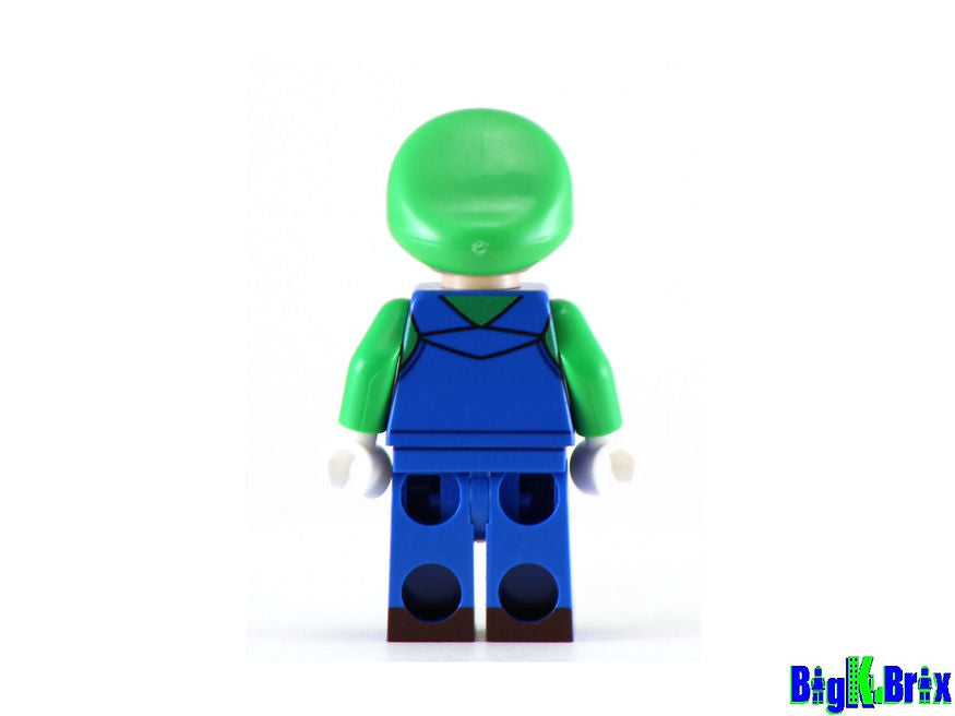 Big Kid Brix Custom LEGO® Minifigure – LUIGI SUPER MARIO Collectible
