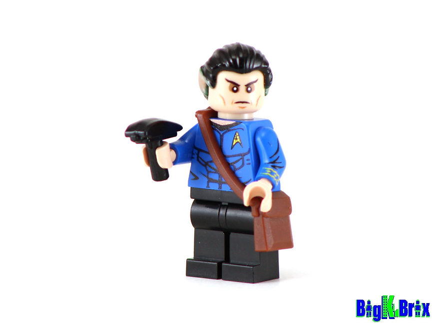 Big Kid Brix Custom LEGO® Minifigure – SPOCK STAR TREK Collectible