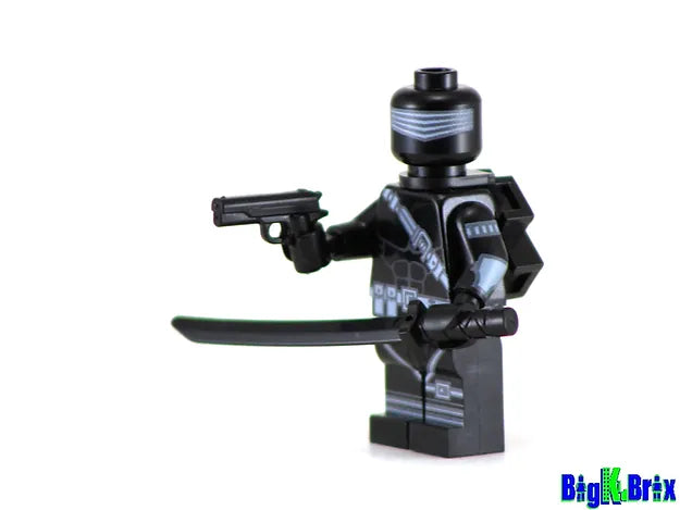 Big Kid Brix Custom LEGO® Minifigure – SNAKE EYES Custom Printed LEGO® GI JOE Minifigure Collectible