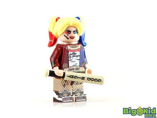 Big Kid Brix Custom LEGO® Minifigure – HARLEY QUINN SS Collectible