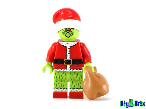 Big Kid Brix Custom LEGO® Minifigure – THE CHRISTMAS GRUMP TV/Movie Edition Collectible