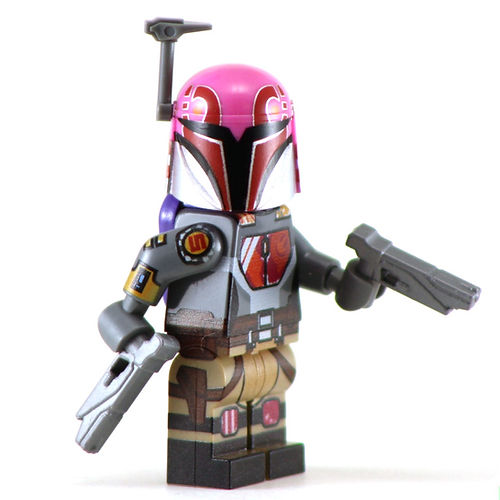 Big Kid Brix Custom LEGO® Minifigure – SABINE REN MANDALORIAN Collectible