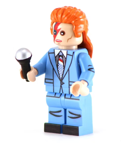 ICON ZIGGY STARMAN Custom Printed on LEGO® Minifigure