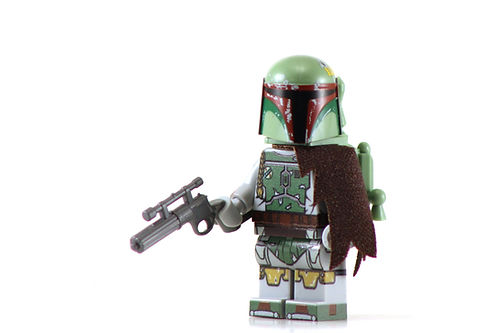 Big Kid Brix Custom LEGO® Minifigure – BOBA FETT v2 Collectible