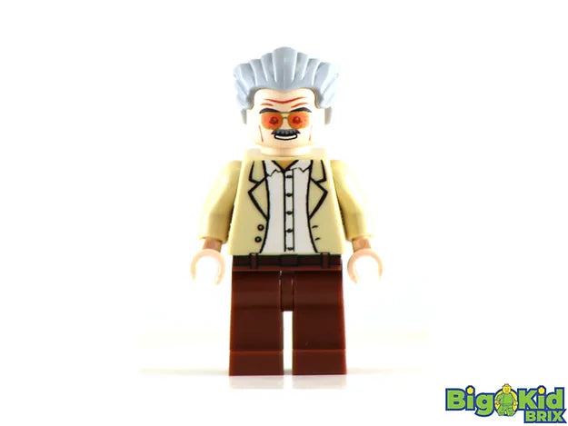 Big Kid Brix Custom LEGO® Minifigure – STAN LEE Marvel Collectible