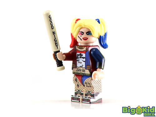 Big Kid Brix Custom LEGO® Minifigure – HARLEY QUINN SS Collectible