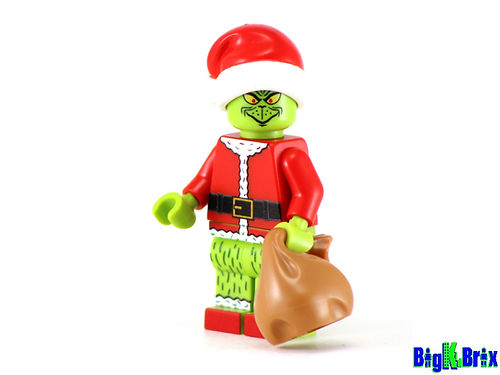 Big Kid Brix Custom LEGO® Minifigure – THE CHRISTMAS GRUMP TV/Movie Edition Collectible