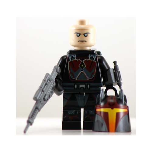 Big Kid Brix Custom LEGO® Minifigure – GAR SAXON SUPER COMMANDO MANDALORIAN Collectible