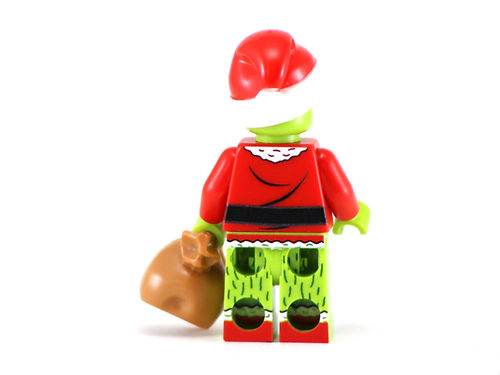 Big Kid Brix Custom LEGO® Minifigure – THE GRINCH Collectible