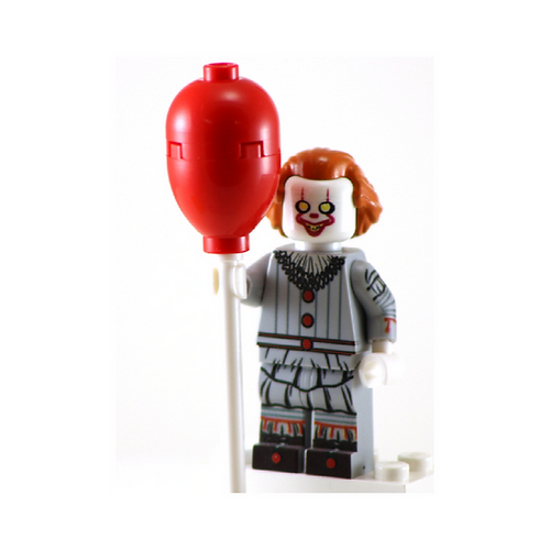 Big Kid Brix Custom LEGO® Minifigure – PENNYWISE Collectible