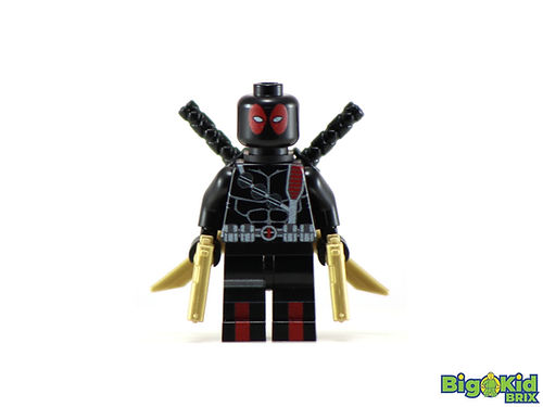 Big Kid Brix Custom LEGO® Minifigure – MERCPOOL BLACK V2 Collectible