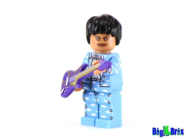 Big Kid Brix Custom LEGO® Minifigure – PRINCE V2 Custom Printed & Inspired LEGO® Musician Minifigure Collectible