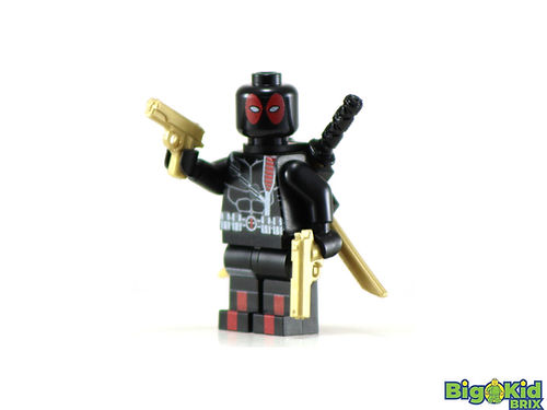 Big Kid Brix Custom LEGO® Minifigure – MERCPOOL BLACK V2 Collectible
