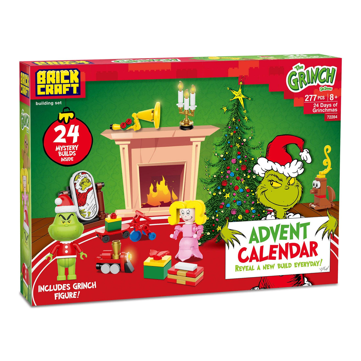 Grinch 24 Days of Grinchmas Advent Building Set 277pc