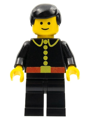 Preowned LEGO® Minifigure – Town firec002 Fire Classic Black Male Hair