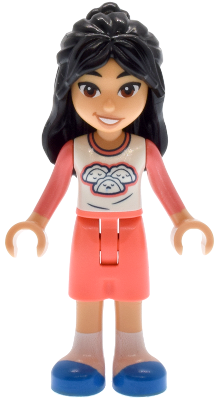 Preowned LEGO® Minifigure – Friends frnd0809 (Friends Liann - Coral Pajamas)