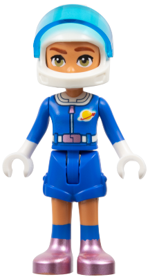 Preowned LEGO® Minifigure – Friends frnd0840 (Friends Nova - Blue Astronaut Costume, White Helmet)