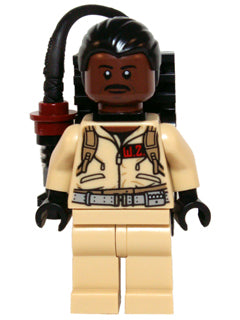 LEGO® Minifigure LEGO® Ideas gb004 Winston Zeddemore Plain Arms Proton Pack