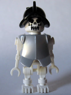 Preowned LEGO® Minifigure – Indiana Jones gen021 Skeleton Fantasy Era Torso w/Evil Skull Bl