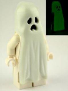 Preowned LEGO® Minifigure – Monster Fighters gen043 Ghost w/Pointed Top Shroud
