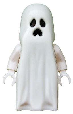 Preowned LEGO® Minifigure – Monster Fighters gen046 Ghost w/Pointed Top Shroud w/1 x 2 Plat