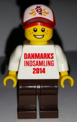 Preowned LEGO® Minifigure – Promotional gen085 Danmarks Indsamling 2014 Minifigure