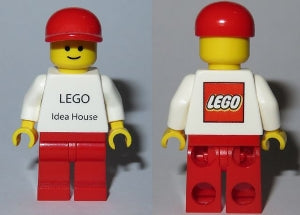 Preowned LEGO® Minifigure – LEGO® Brand gen100 LEGO® Idea House Minifigure LEGO® Logo on Ba