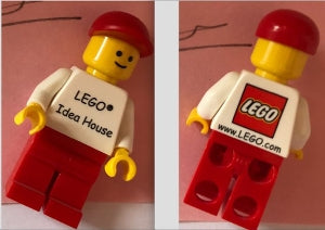 Preowned LEGO® Minifigure – LEGO® Brand gen101 LEGO® Idea House Minifigure LEGO® Logo w/Web