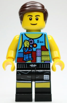 Preowned LEGO® Minifigure – LEGO® Brand gen127 5K Family Road Race Male 2016