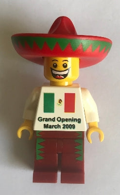 Preowned LEGO® Minifigure – LEGO® Brand gen131 Operaciones de Mexico Grand Opening March 20