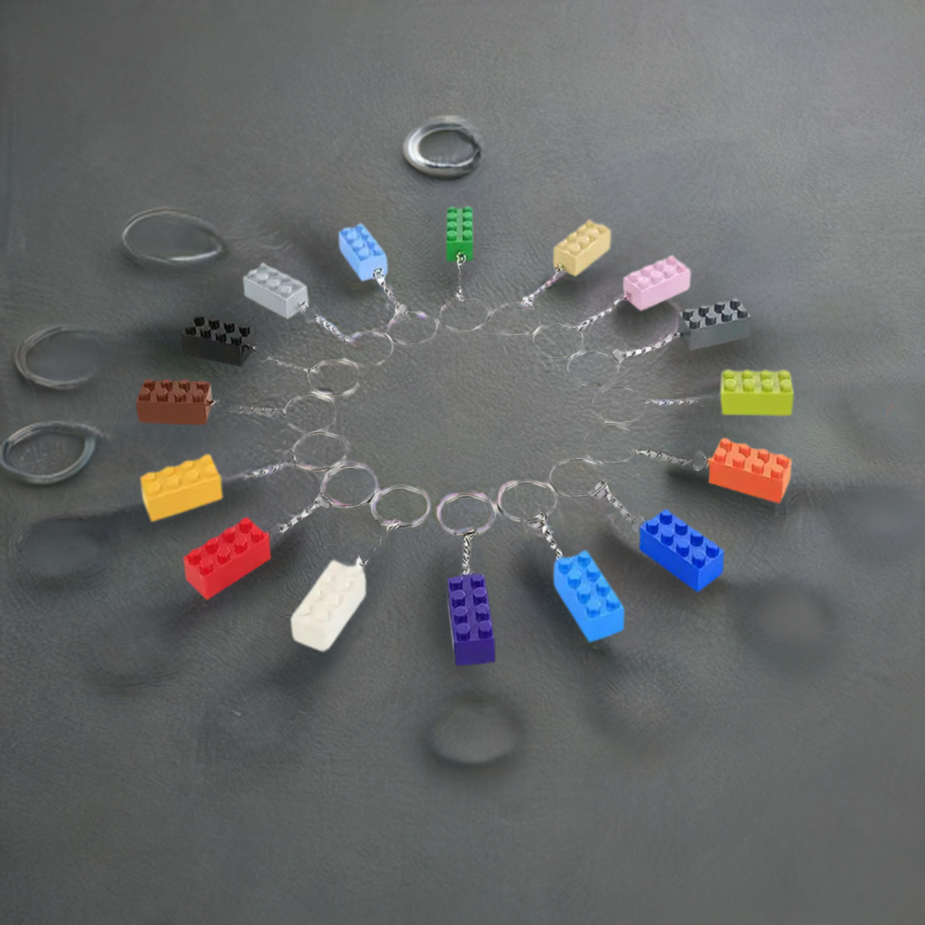 LEGO® Keychain – 2x4 Brick Keychains Random Color