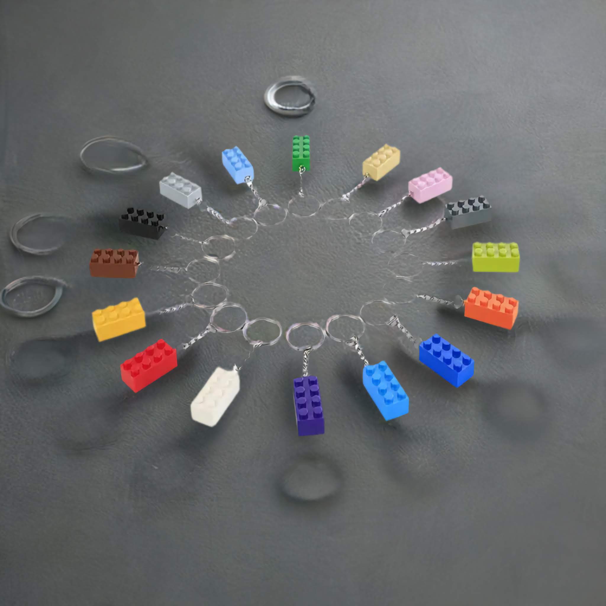 LEGO® Keychain – 2x4 Brick Keychains Random Color