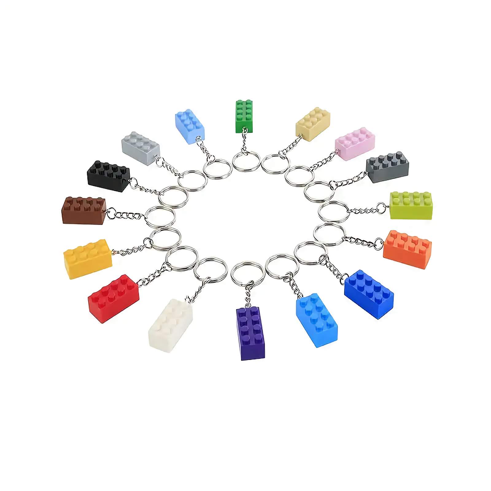 LEGO® Keychain – 2x4 Brick Keychains Random Color