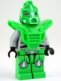 Preowned LEGO® Minifigure – Space gs013 Bright Green Robot Sidekick w/Armor