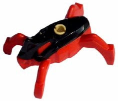 Preowned LEGO® Minifigure – Hero Factory hf009 Hero Factory Jumper Black Top and Red Base