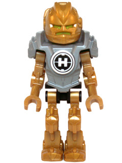 Preowned LEGO® Minifigure – Hero Factory hf019 Mini Rocka Flat Silver Armor