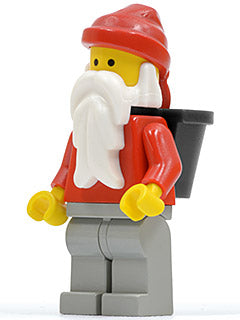 Preowned LEGO® Minifigure – Holiday & Event hol006 Santa Light Gray Legs D-Basket