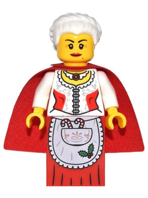Preowned LEGO® Minifigure – Holiday & Event hol048 Mrs. Claus Red Skirt and Cape