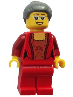 Preowned LEGO® Minifigure – Holiday & Event hol072 Female Corset w/Gold Panel Front and Lac