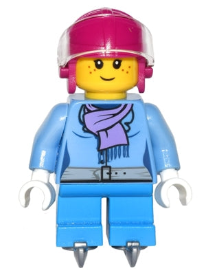 Preowned LEGO® Minifigure – Holiday & Event hol081 Ice Hockey Player Girl
