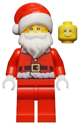 Preowned LEGO® Minifigure – Holiday & Event hol110 Santa Red Legs Fur Lined Jacket w/Button