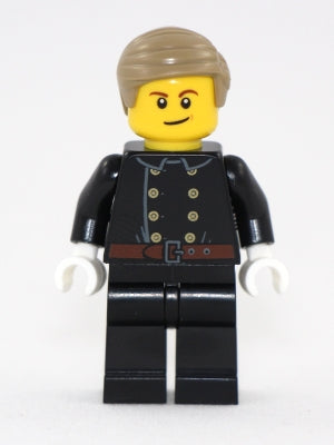Preowned LEGO® Minifigure – Holiday & Event hol123 Fire Jacket w/8 Buttons Dark Tan Smooth