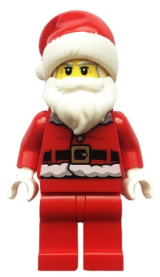 Preowned LEGO® Minifigure – Holiday & Event hol285 Santa Red Fur Lined Jacket w/Button and