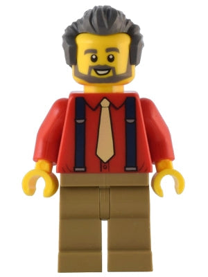 Preowned LEGO® Minifigure – Holiday & Event hol290 H. Jollies Music Store Owner