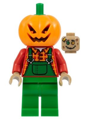 Preowned LEGO® Minifigure – LEGO® Brand hol303 Jack-o-Lantern Scarecrow Suit Guy