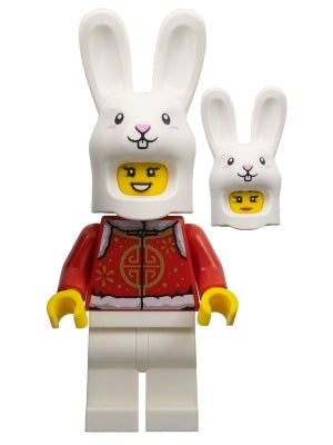 Preowned LEGO® Minifigure – Holiday & Event hol310 Year of the Rabbit Girl