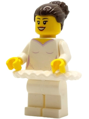 Preowned LEGO® Minifigure – Holiday & Event hol369 Ballerina - White Top