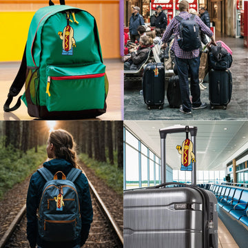 LEGO® Bag Tag Hot Dog Man – Backpack, Luggage, and Travel Accessory